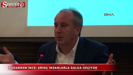 Muharrem İnce: Arınç insanlarla dalga geçiyor