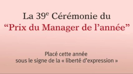 39ème édition du prix du Manager de l'année du Nouvel économiste - cese