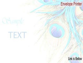 Envelope Printer Serial [Download Here 2015]