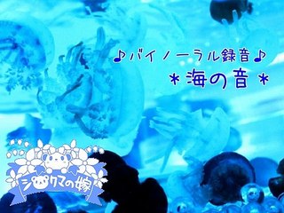 【3D Sound】海の音(立体音響)【The sound of the sea】
