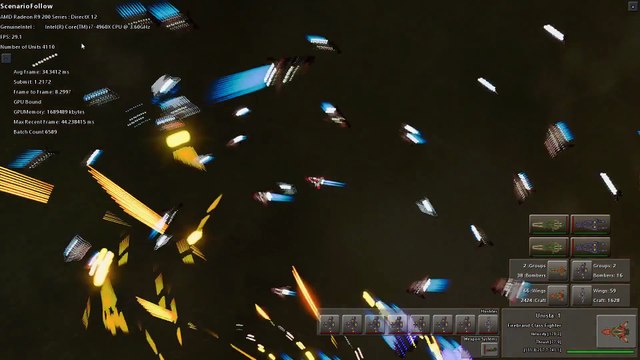 Star Swarm - Radeon R9 290X - Direct3D 12 - Follow Mode