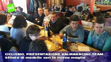 Ciclismo, presentazione Valmaracing Team. Sfilata modelle con nuova maglia