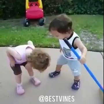 This is precious. They mimic what we teach them.