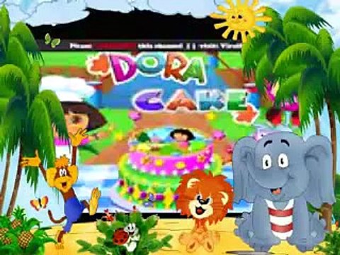 Dora cooking games online Dora the explorer baking a dora cake