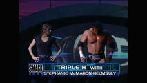 Triple H with Stephanie McMahon vs Chris Jericho HD