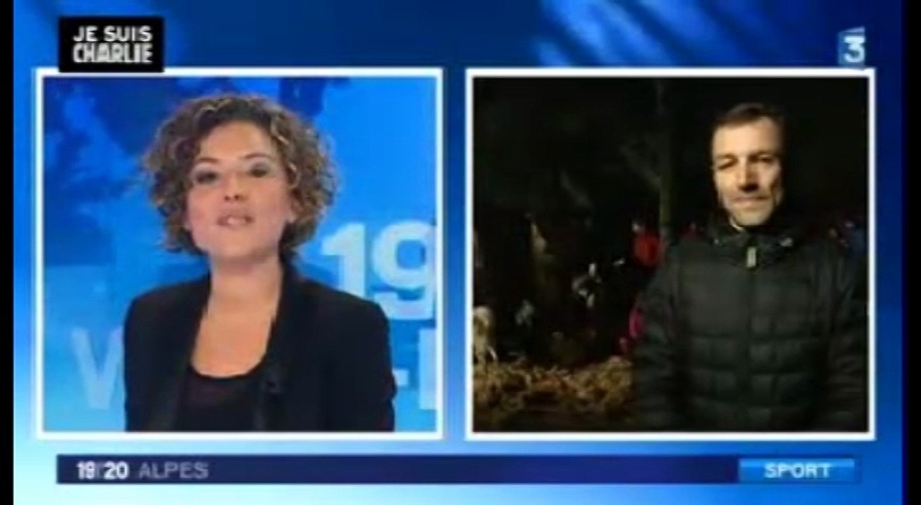 France 3 Alpes 19/20 Edition Alpes 2015_01_10