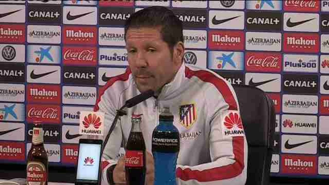 Simeone: "We are an intense team and we are not going to change"