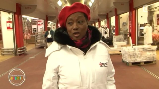 Babette au marché de Rungis avec Stephane Layani