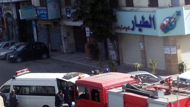 لحظة إبطال مفعول قنبلة امام القائد ابراهيم 9/2/2015