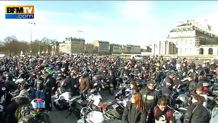 Plus de 3.000 motards contre le plan antipollution de la ville de Paris