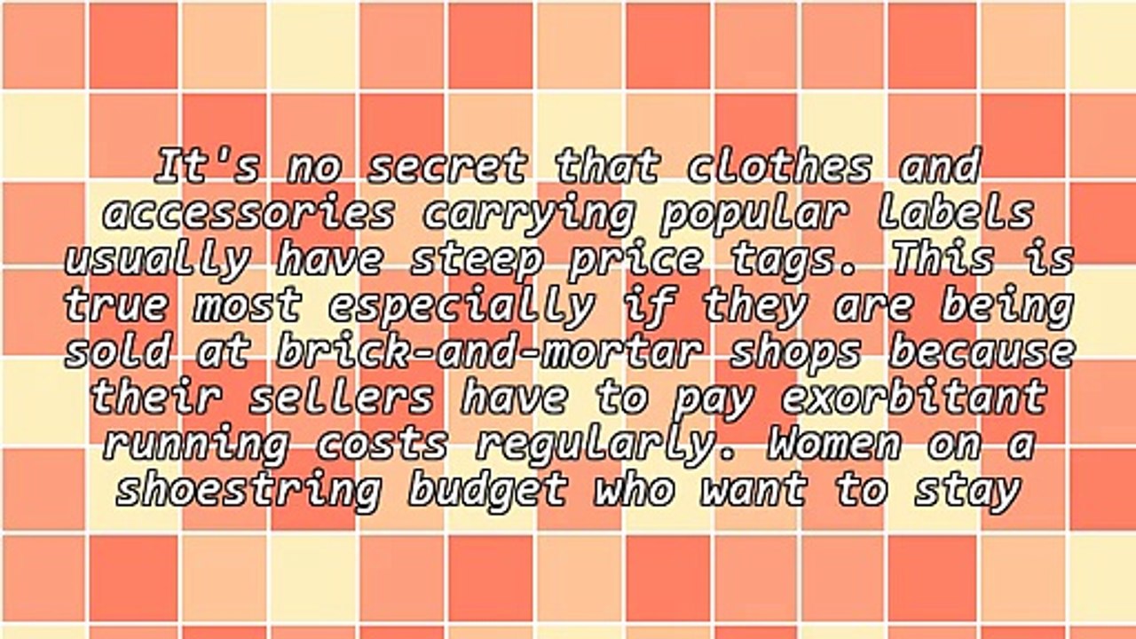 Fashionable Women On A Tight Budget Shop Online For Sales
