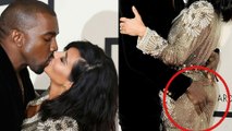 Kanye West & Kim Kardashian Show Major PDA on Grammys Red Carpet