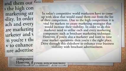 Why Brochures Are Imperative For Business Growth