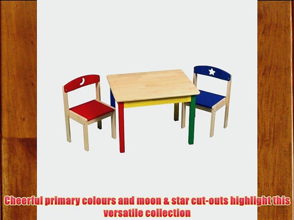 Guidecraft Moon and Stars Table and Chair Set
