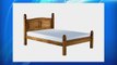 Happy Beds Corona Low Foot End 3' Single Size Classic Styled Antique Pine Finised Wooden Bed