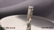 Round Cut Antique Style Diamond Engagement Ring