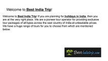 Best Kashmir Tours Packages in India|Best Rajasthan Tours Packages in India-Bestindiatrip