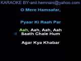 JAANE JAAN DHONDHTA PHIR RAHA KARAOKE WITH FEMALE VOCAL