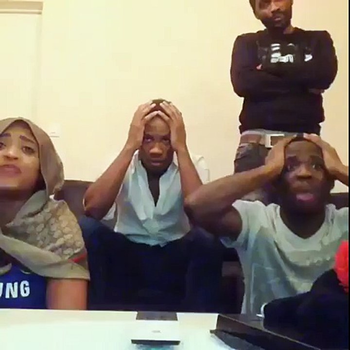 Can2015-Ambiance chez-DIDIER DROGBA pendant que COPA effectuait son tire au but