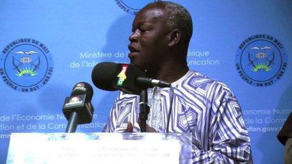 Allocution du porte-parole du Syndicat lors de la passation de charge au MENIC, entre les ministres Camara et Maiga