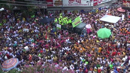 Grupos agitam foliões em esquenta para o Carnaval