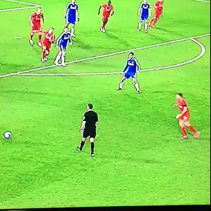 watch the acting of football player.