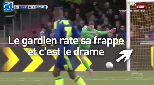 La boulette du gardien des Go-Ahead Eagles qui vaut la défaite de son équipe