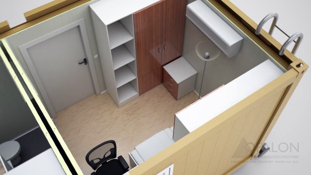 OPALON préfabriqués Rig Drilling Camp mobile soudé Container RIGON - Animations