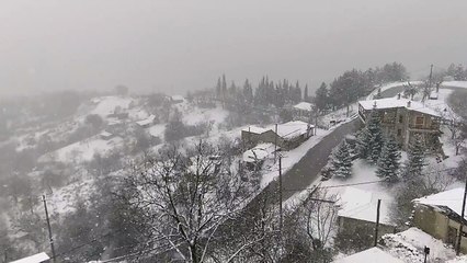 Χιόνια στον Τυμφρηστό Φθιώτιδας