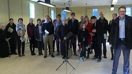 Alan Turing's extended family visit Bletchley Park