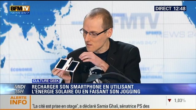 Culture Geek: Comment recharger son smartphone en utilisant l'énergie solaire ou en faisant son jogging ? - 09/02