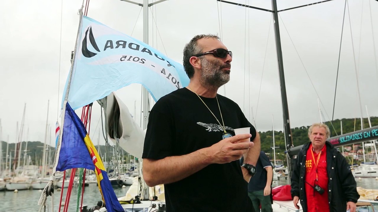 Arrivee Zephyrin 1er solo Atlantique