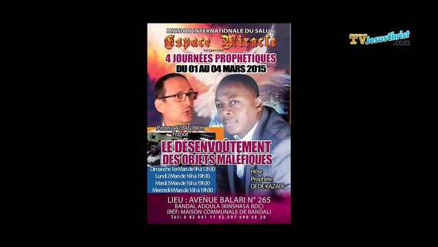 Pasteur Exorciste Allan Rich Afrique 2015 - Congo RDC Kinshasa