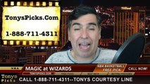 Washington Wizards vs. Orlando Magic Free Pick Prediction NBA Pro Basketball Odds Preview 2-9-2015