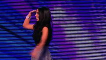 Francine Lewis with her many impressions Week 2 Auditions Britains Got Talent 2013