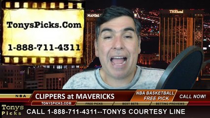 Dallas Mavericks vs. LA Clippers Free Pick Prediction NBA Pro Basketball Odds Preview 2-9-2015