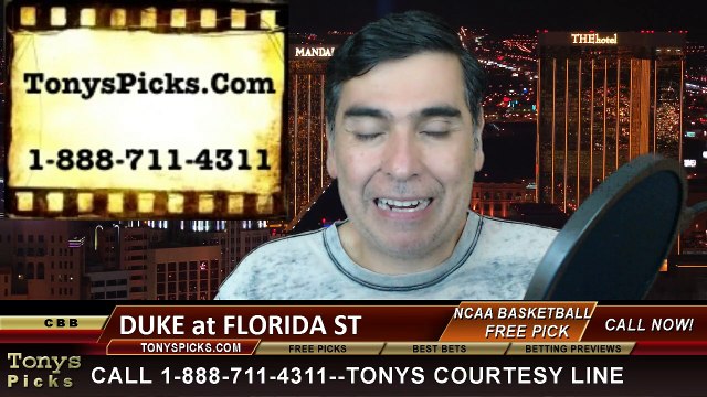 Florida St Seminoles vs. Duke Blue Devils Free Pick Prediction NCAA College Basketball Odds Preview 2-9-2015