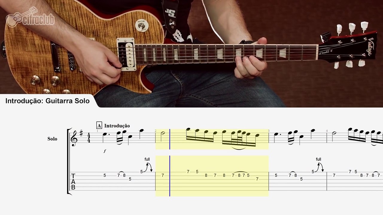 Wasting Love - Iron Maiden _ Guitar Pro (guitar lesson - aula de guitarra)