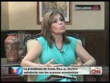 Laura Chinchilla en CNN: “He sido víctima de machismo”