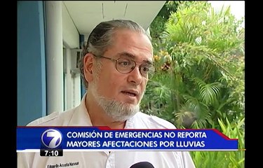 CNE no registra mayores afectaciones por la onda tropical que se encuentra sobre el país
