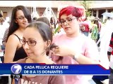 Más de 600 personas donaron su cabello para pacientes con cáncer