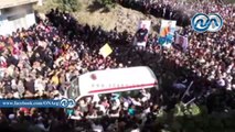 بالفيديو.. الآلاف يشاركون في تشييع جنازة شهيد العريش بكفر الشيخ