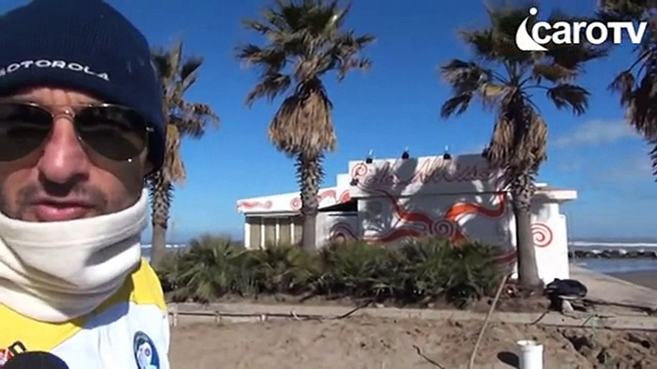 Icaro Tv. In spiaggia tra Riccione e Misano dopo la mareggiata