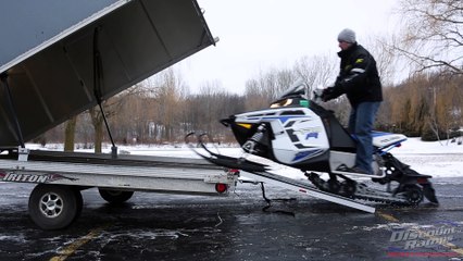 Black Ice Tri-Fold Snowmobile Trailer Ramps