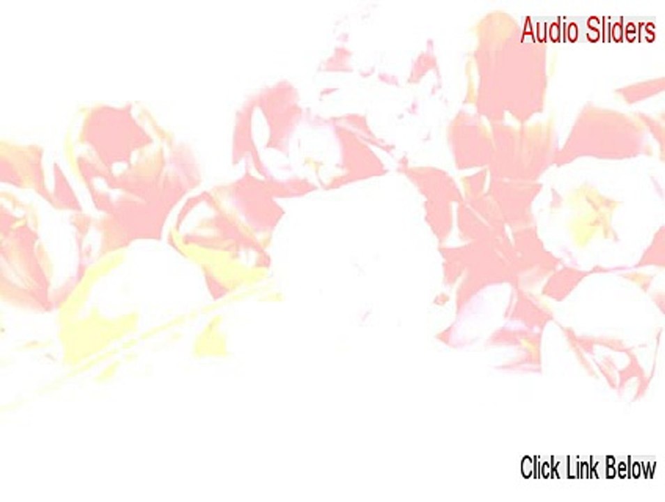 Audio Sliders Crack [audio sliders windows 7 2015]