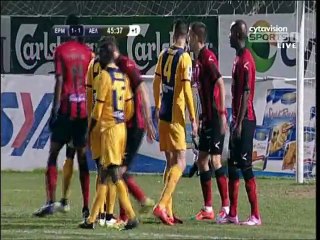 Ερμής-ΑΕΛ (Σαμπού γκολ 45+1')