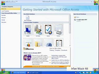 Microsoft Power Access 2007 in Urdu Lesson 01