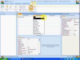 Microsoft Power Access 2007 in Urdu Lesson 02