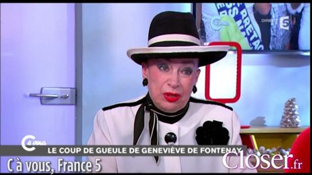 Geneviève de Fontenay tacle Julien Lepers