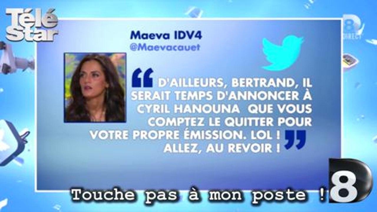Touche pas à mon poste - Clash Bertrand Chameroy - Maeva - Mercredi 3 septembre  2014